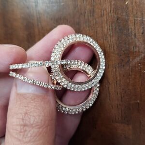 Elegant Rose Gold Hoop Earrings